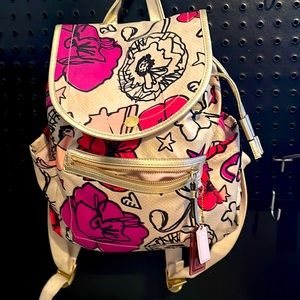 Coach poppy back pack